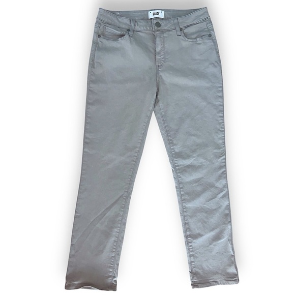 PAIGE Brigitte Slim Stretch Gray Denim - Picture 1 of 8